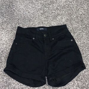 Black Aeropostale Jean Shorts